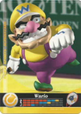 Wario - Tennis amiibo Card
