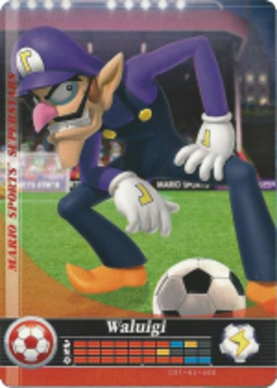 Waluigi - Soccer amiibo Card