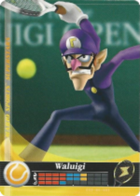Waluigi - Tennis amiibo Card