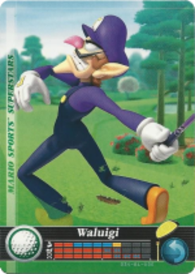 Waluigi - Golf amiibo Card