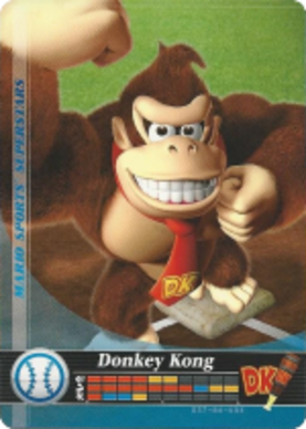 Donkey Kong - Baseball amiibo Card