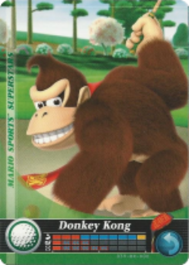 Donkey Kong - Golf amiibo Card