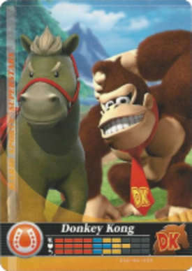 Donkey Kong - Horse Racing amiibo Card