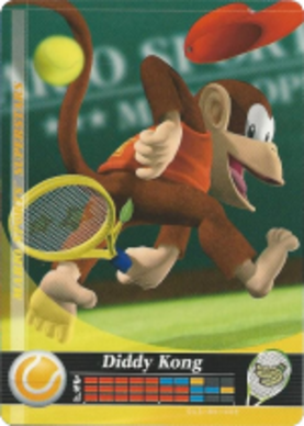 Diddy Kong - Tennis amiibo Card