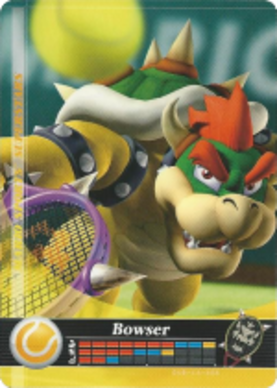 Bowser - Tennis amiibo Card