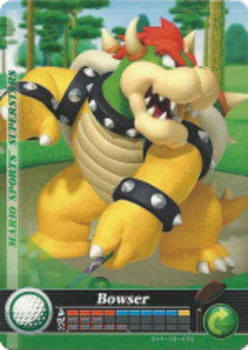 Bowser - Golf amiibo Card