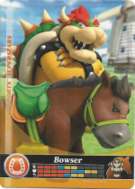 Bowser - Horse Racing amiibo Card