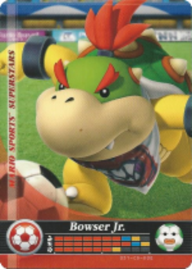 Bowser Jr. - Soccer amiibo Card