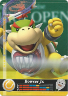 Bowser Jr. - Tennis amiibo Card