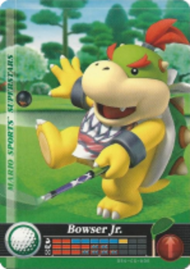 Bowser Jr. - Golf amiibo Card