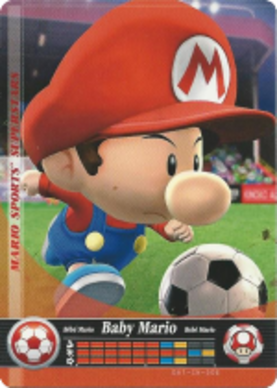Baby Mario - Soccer amiibo Card