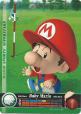Baby Mario - Golf amiibo Card
