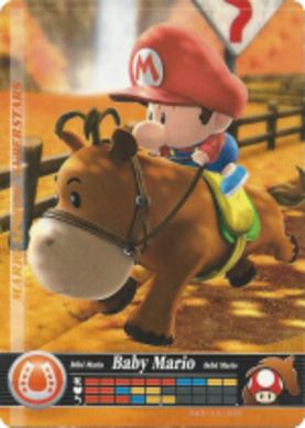 Baby Mario - Horse Racing amiibo Card