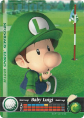 Baby Luigi - Golf amiibo Card