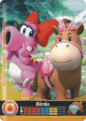 Birdo - Horse Racing amiibo Card