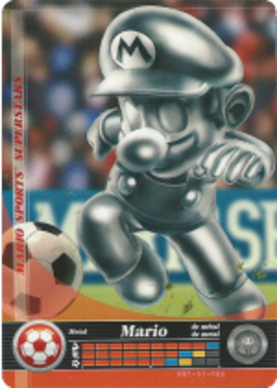 Metal Mario - Soccer amiibo Card