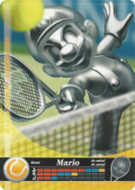 Metal Mario - Tennis amiibo Card