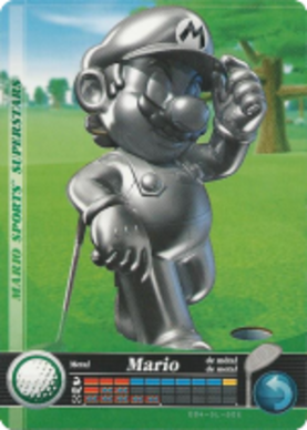 Metal Mario - Golf amiibo Card