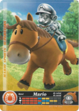 Metal Mario - Horse Racing amiibo Card