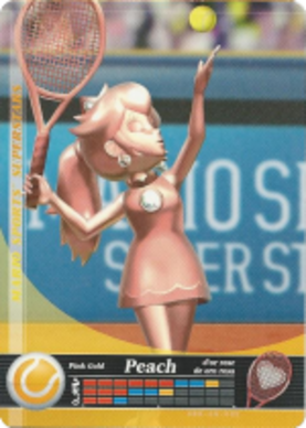 Pink Gold Peach - Tennis amiibo Card