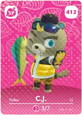 C.J. amiibo Card