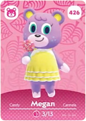 Megan amiibo Card